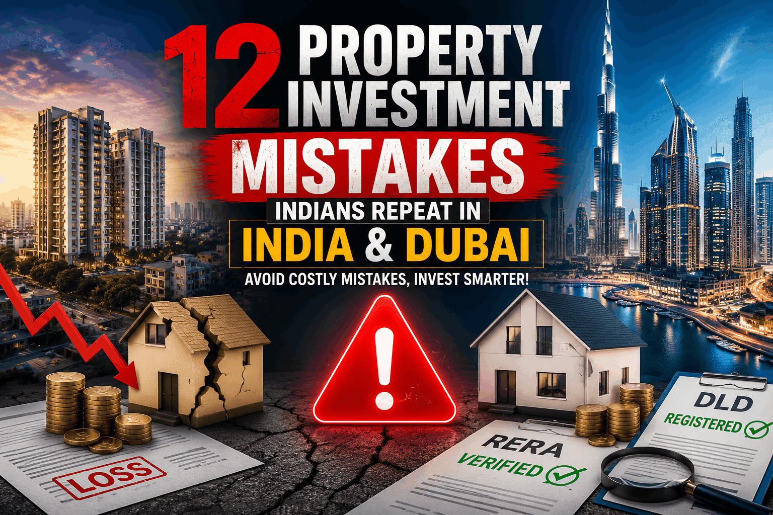 12 Property Investment Mistakes Indians Repeat in India and Dubai
