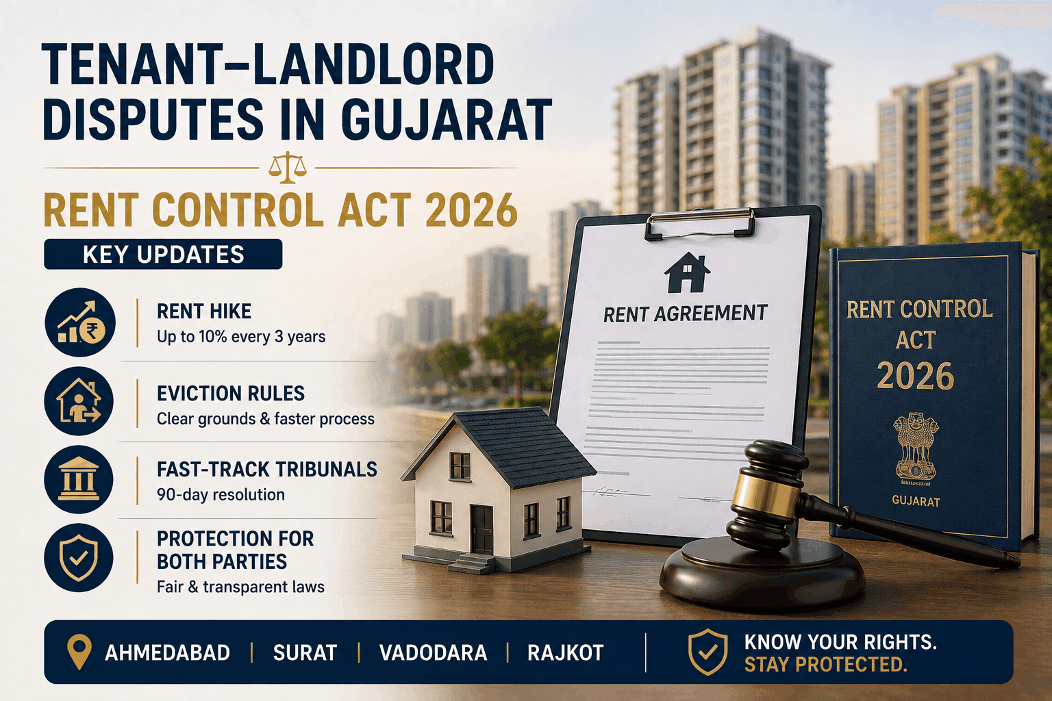 Tenant-Landlord Disputes in Gujarat: Rent Control Act 2026 Updates