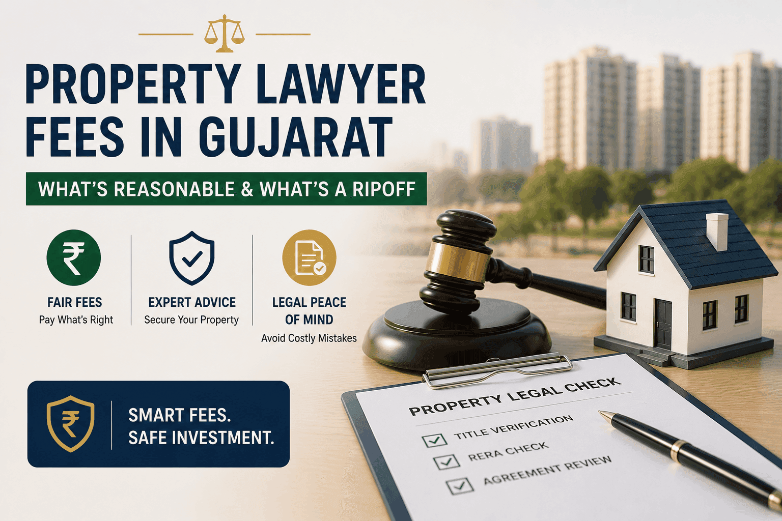 Property Lawyer Fees in Gujarat: What's Reasonable and What's a Ripoff