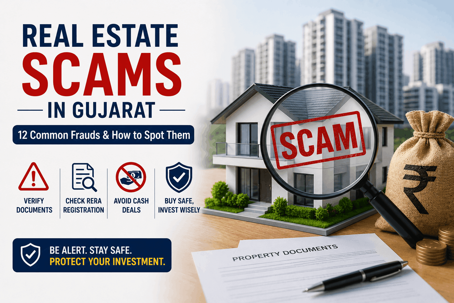 Real Estate Scams in Gujarat: 12 Common Frauds and How to Spot Them