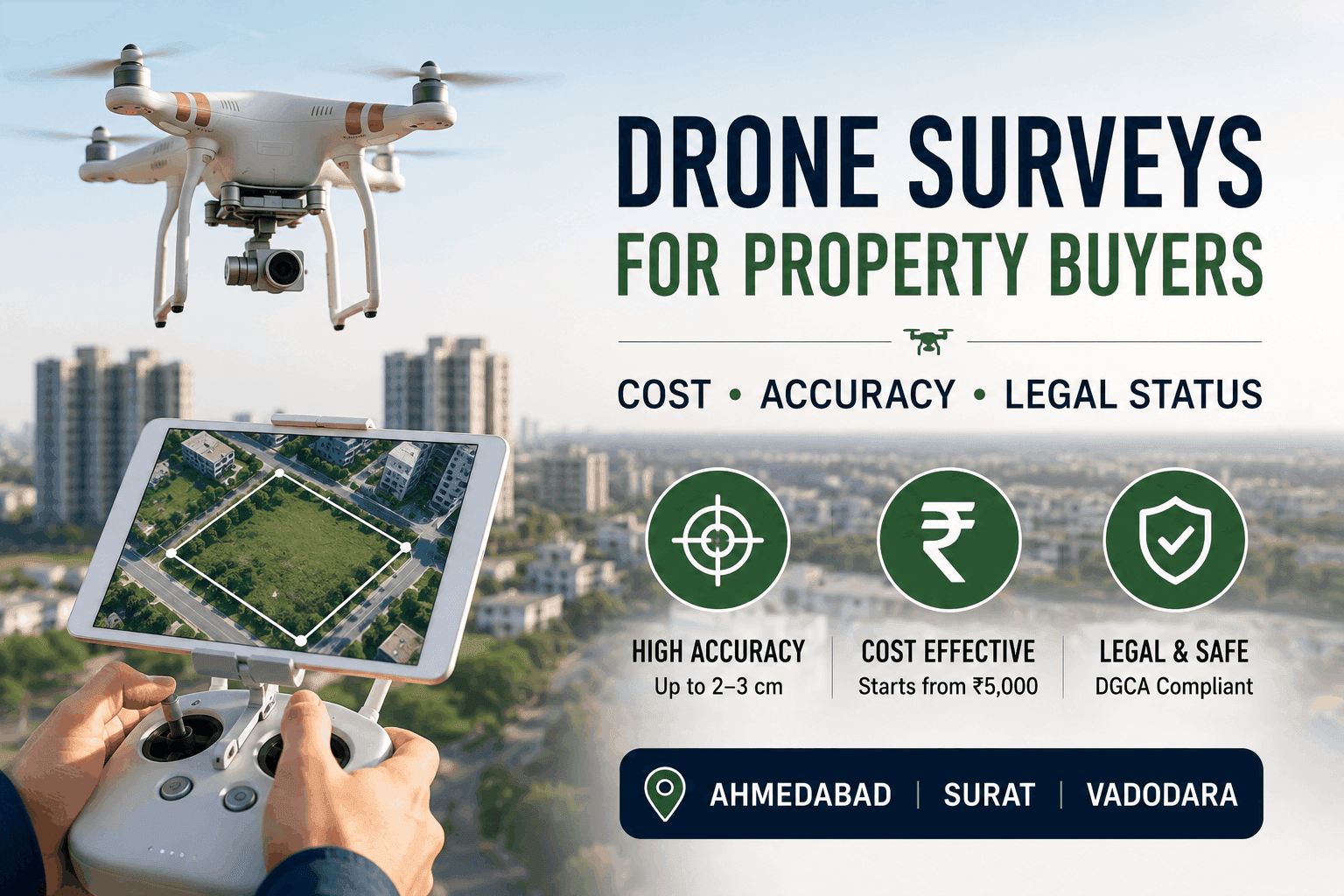 Drone Surveys for Property Buyers: Cost, Accuracy, Legal Status