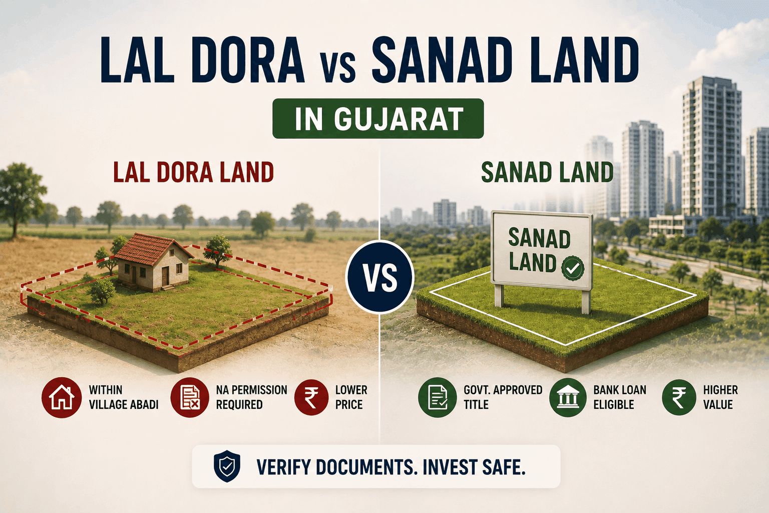 Lal Dora and Sanad Land in Gujarat: A Buyer's Essential Guide