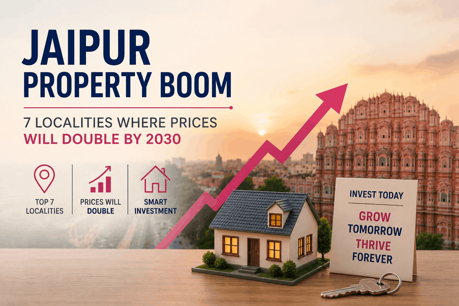 Jaipur Property Boom: 7 Localities Where Prices Will Double by 2030