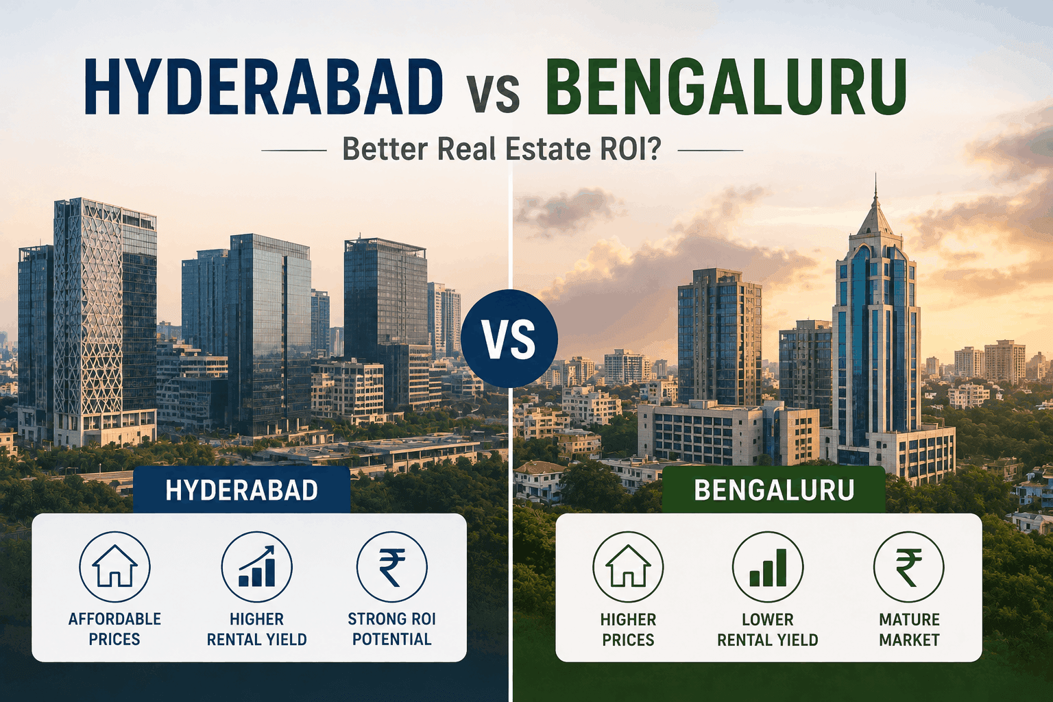 Hyderabad vs Bengaluru: Which IT-City Has Better Real Estate ROI?