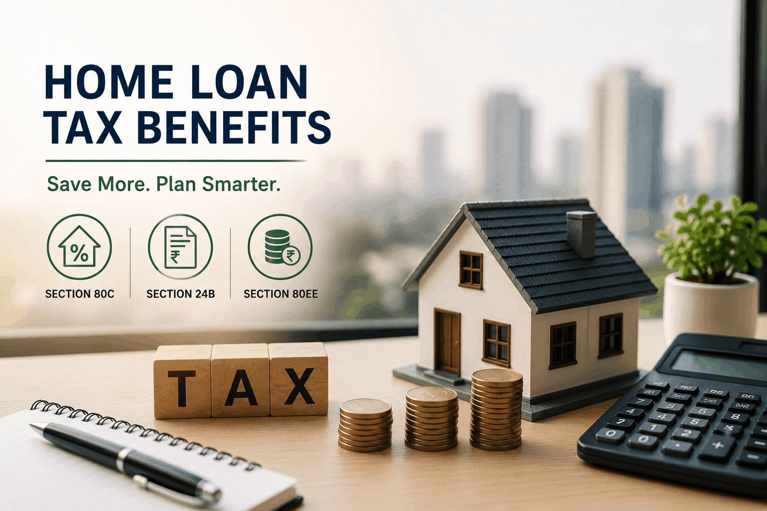 Section 80C, 24B & 80EE: Complete Home Loan Tax Benefit Guide 2026