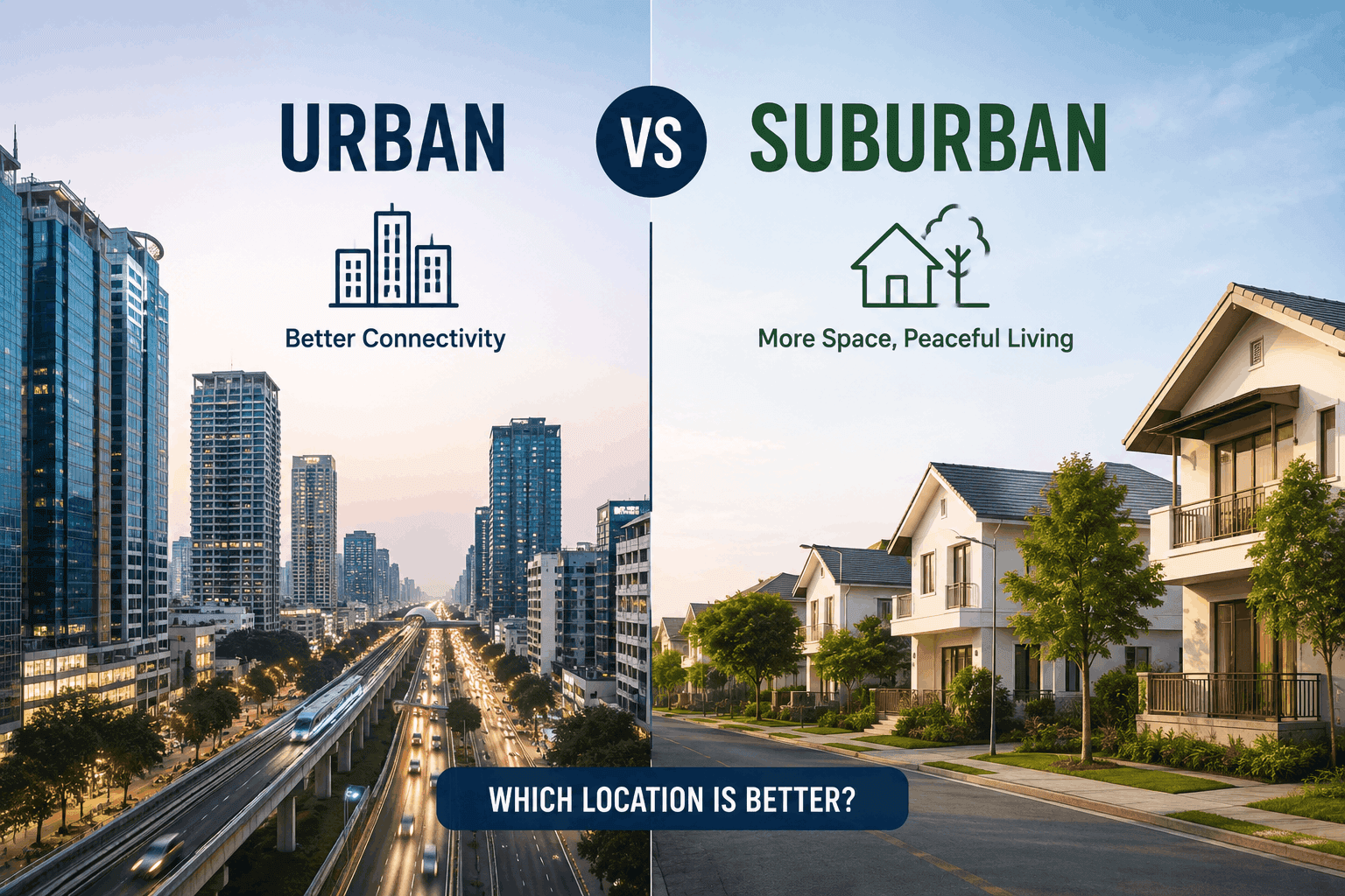 Urban vs Suburban Real Estate: Which Location Is Better?