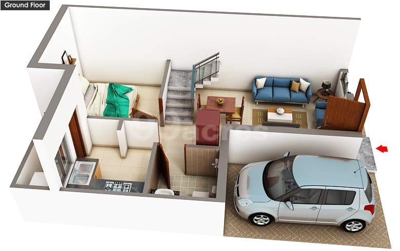 Floor Plan 1 - JBM Independence Nagar 