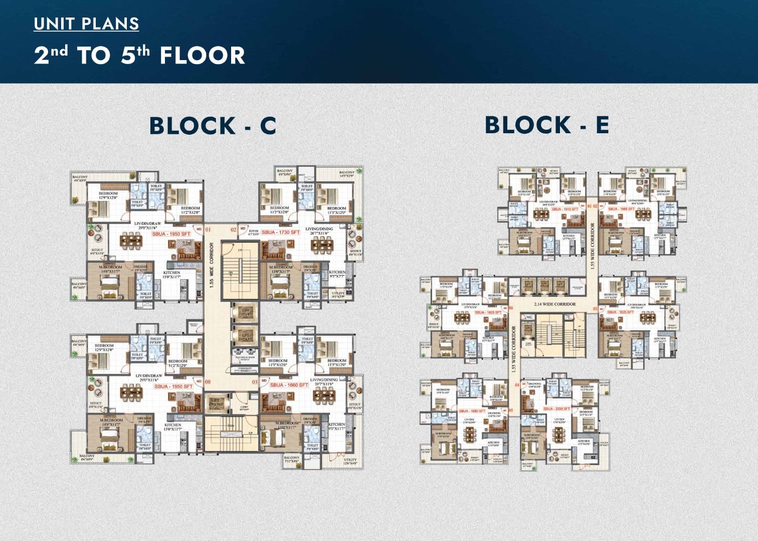 Floor Plan 2 - Amrutha Lake Vista