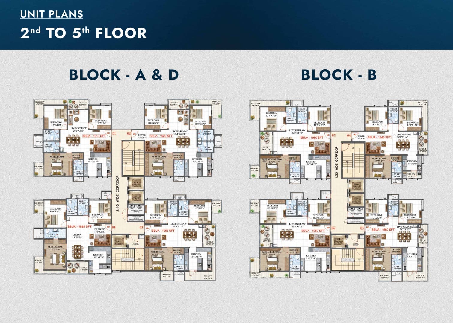 Floor Plan 3 - Amrutha Lake Vista