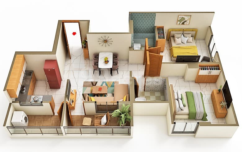 Floor Plan 2 - Vrindavan 
