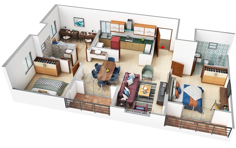 Floor Plan 3 - Oceanus White Meadows 
