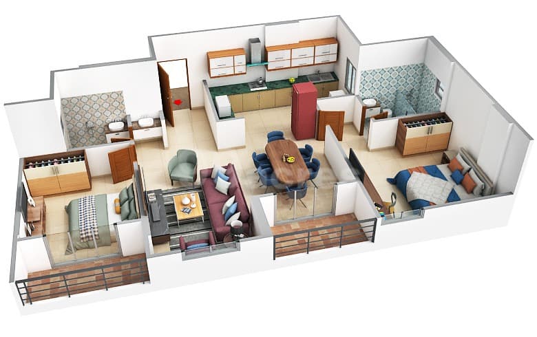 Floor Plan 6 - Oceanus White Meadows 