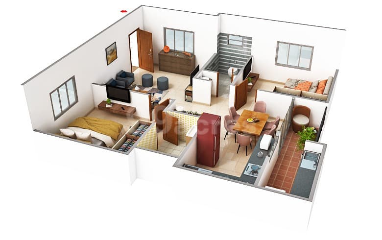 Floor Plan 3 - Muppiri Pursuit of Happiness 