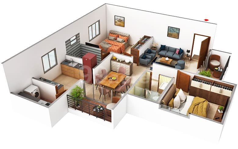 Floor Plan 4 - Muppiri Pursuit of Happiness 