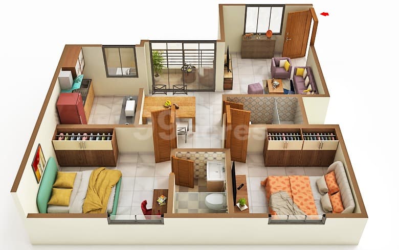 Floor Plan 5 - Muppiri Pursuit of Happiness 