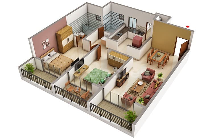 Floor Plan 1 - Essen Windmills 