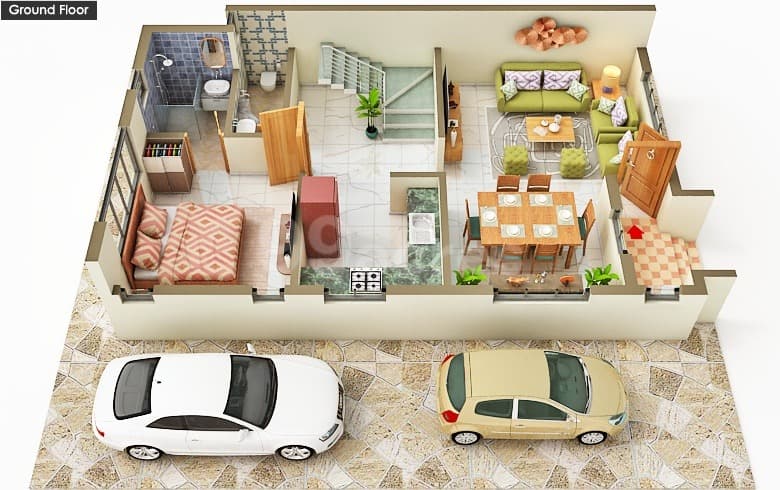 Floor Plan 1 - KK Cidade De Palms 