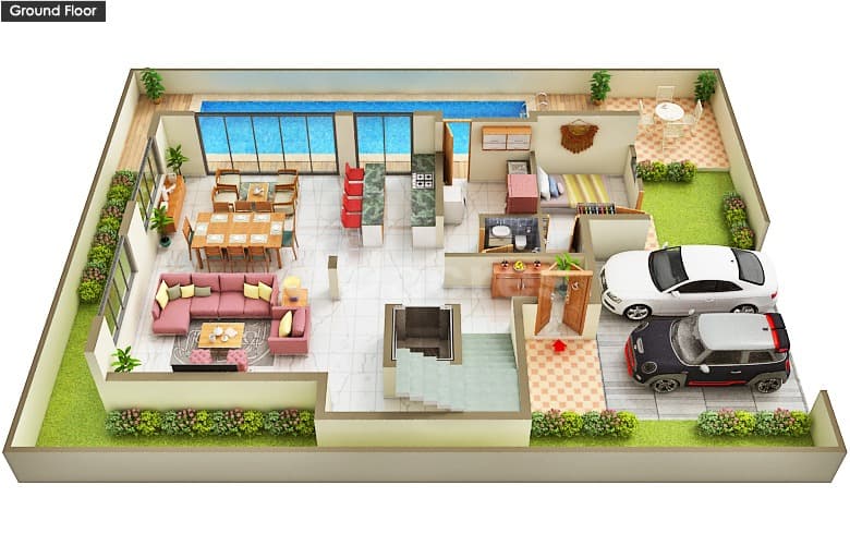 Floor Plan 1 - Royal Enclave