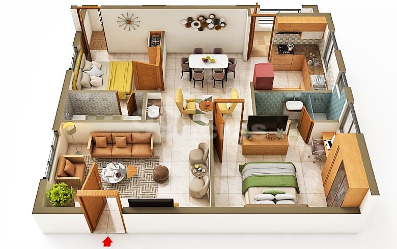 Floor Plan 2 - R K Opus Skies