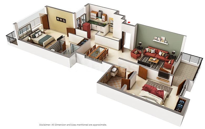 Floor Plan 1 - Getmore Coconut Grove Residence 