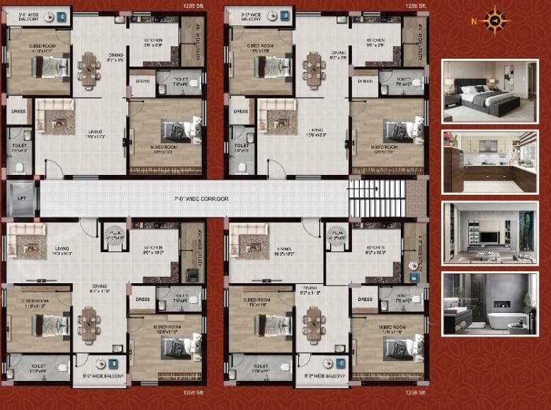 Floor Plan 2 - Sree Elite