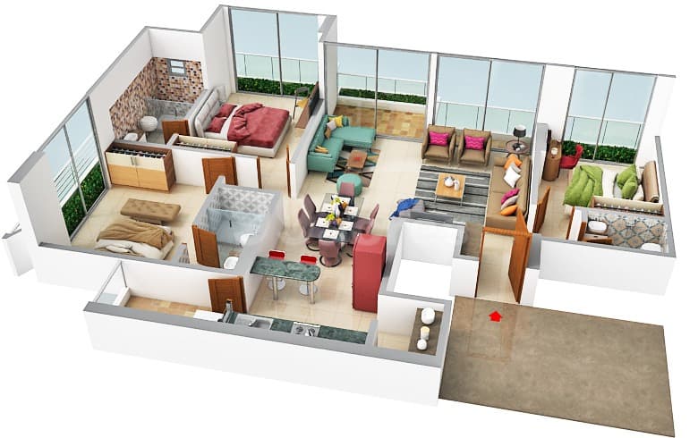 Floor Plan 1 - Polaris Calice 