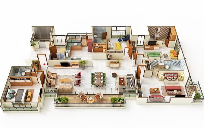 Floor Plan 2 - Swaminarayan Keshvam Skyview 