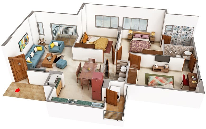 Floor Plan 6 - Vishwanath Maher Select