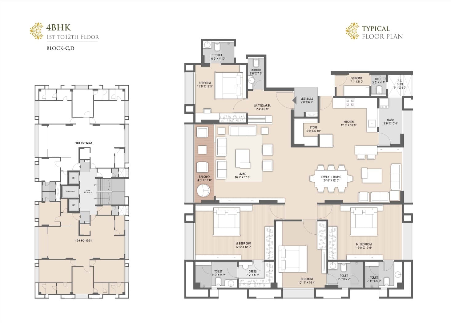 Floor Plan 1 - Shaligram Luxuria