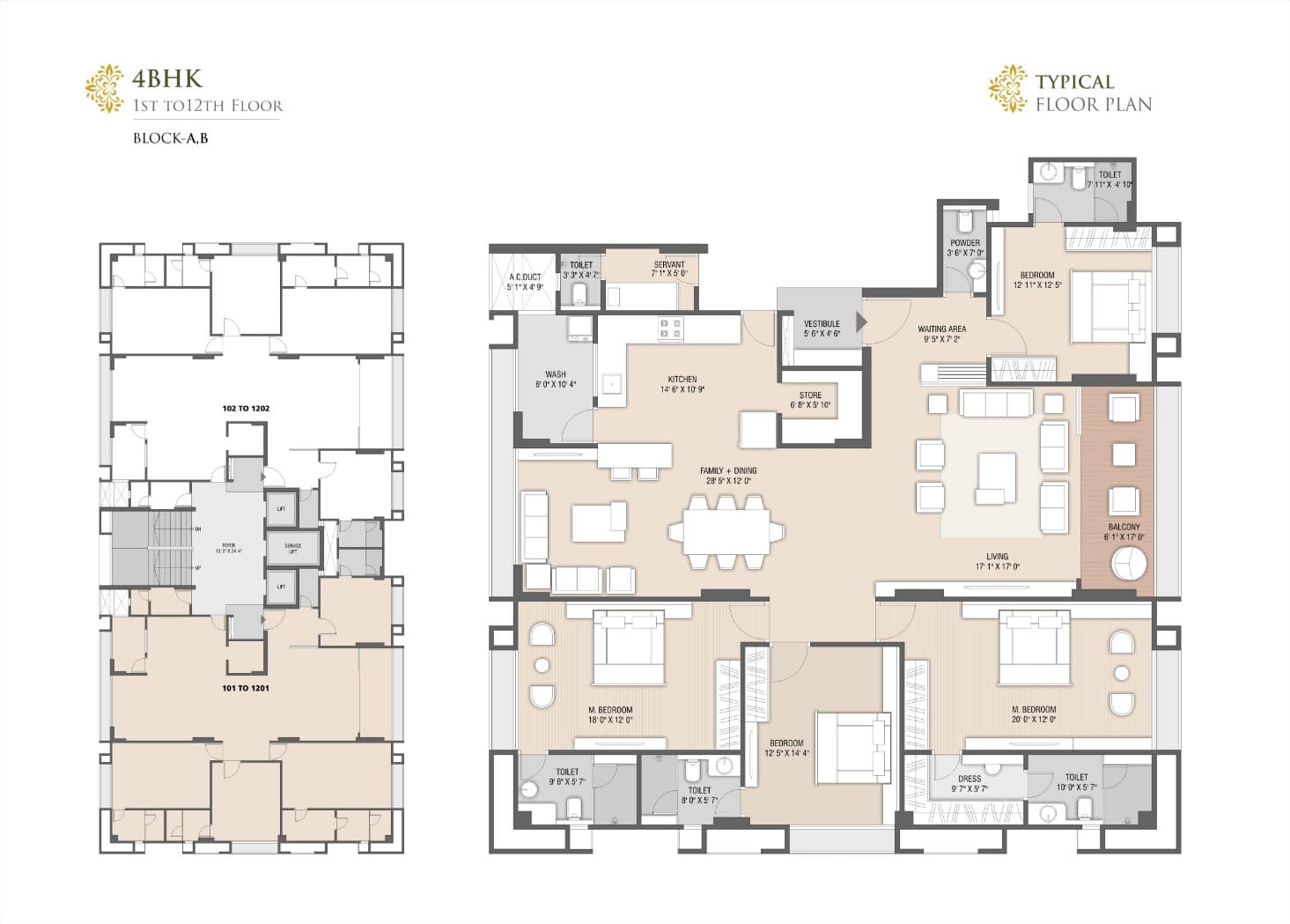 Floor Plan 3 - Shaligram Luxuria