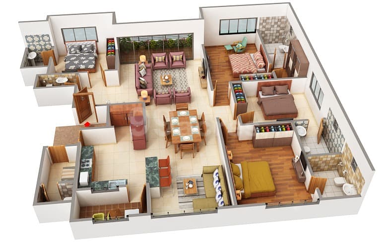 Floor Plan 5 - Shaligram Luxuria