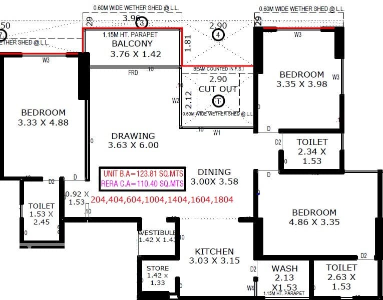 Floor Plan 4 - Anantara Alora 
