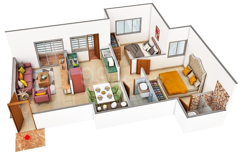 Floor Plan 6 - Dharti Skyline