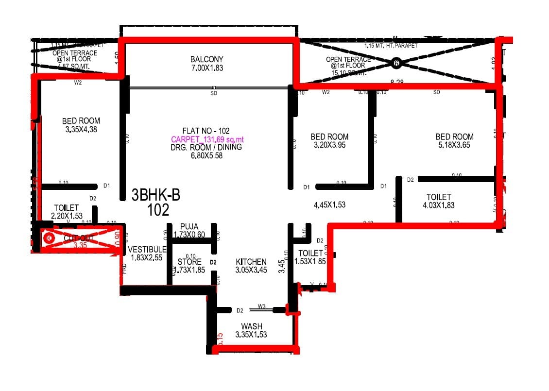 Floor Plan 5 - Shaligram Elevate