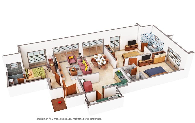 Floor Plan 1 - Dev Aashish The Gate 