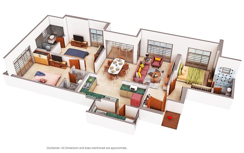 Floor Plan 2 - Dev Aashish The Gate 