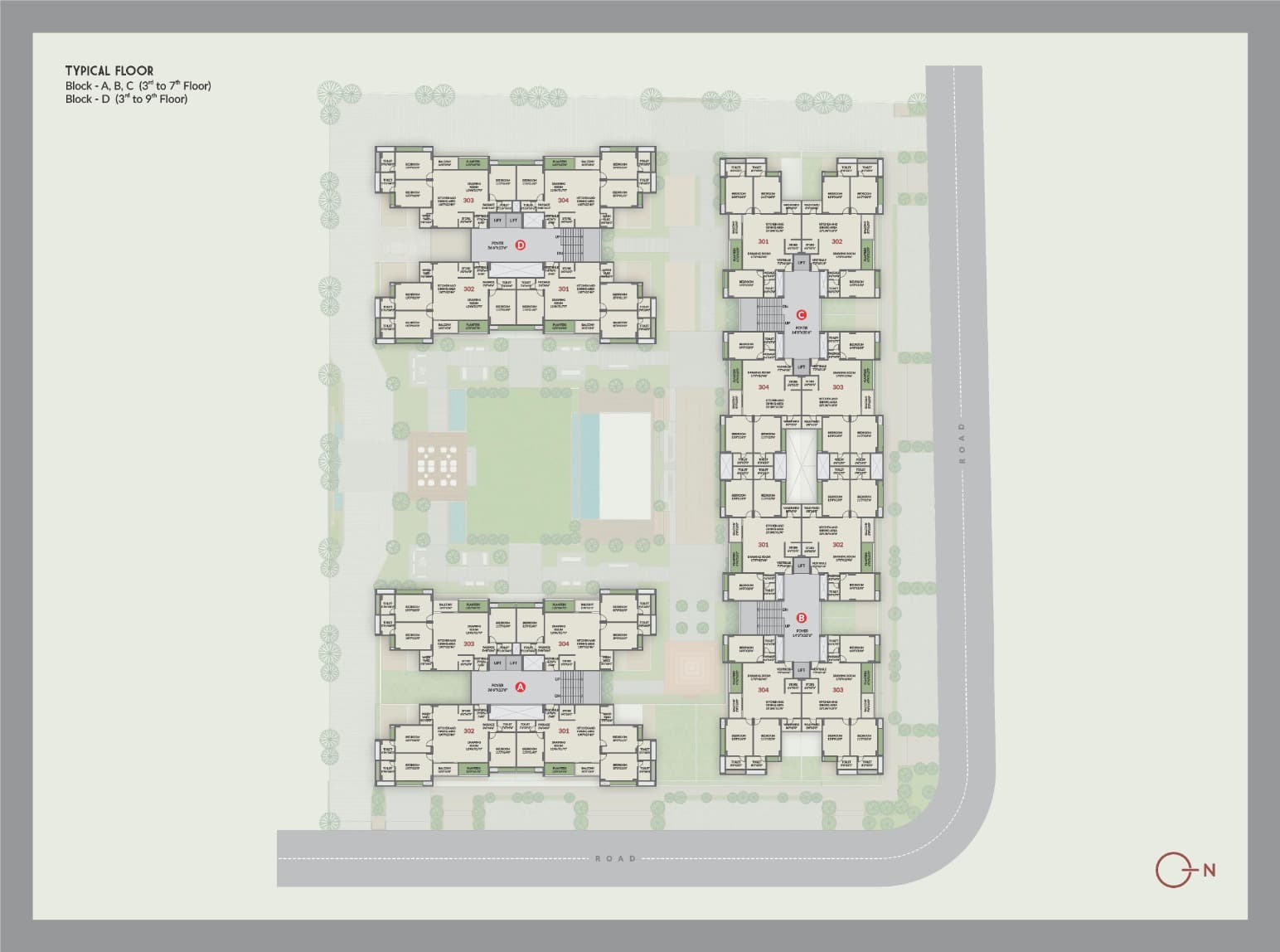 Floor Plan 2 - Unique Luxuria 