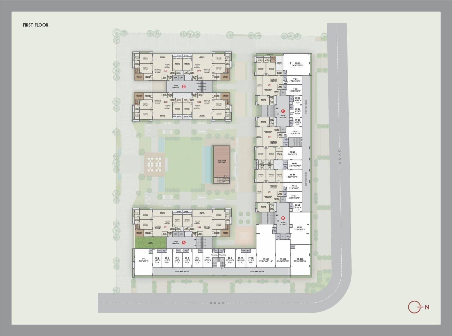 Floor Plan 4 - Unique Luxuria 