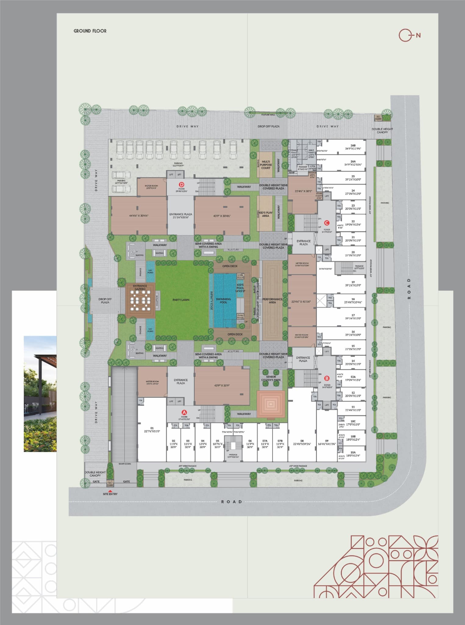 Floor Plan 5 - Unique Luxuria 