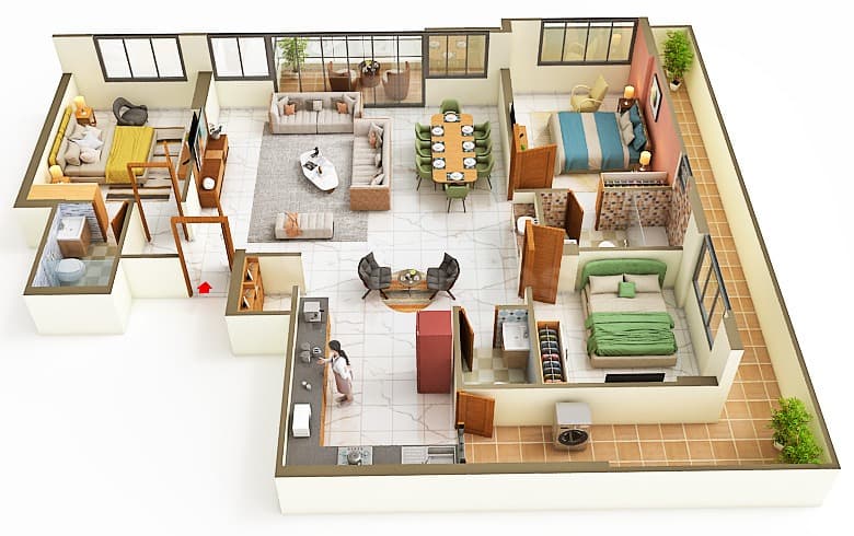 Floor Plan 2 - Sunrise Rehvassa Stately