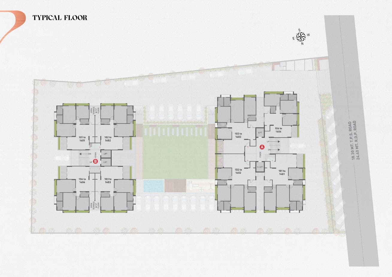 Floor Plan 2 - Terrace Skyline