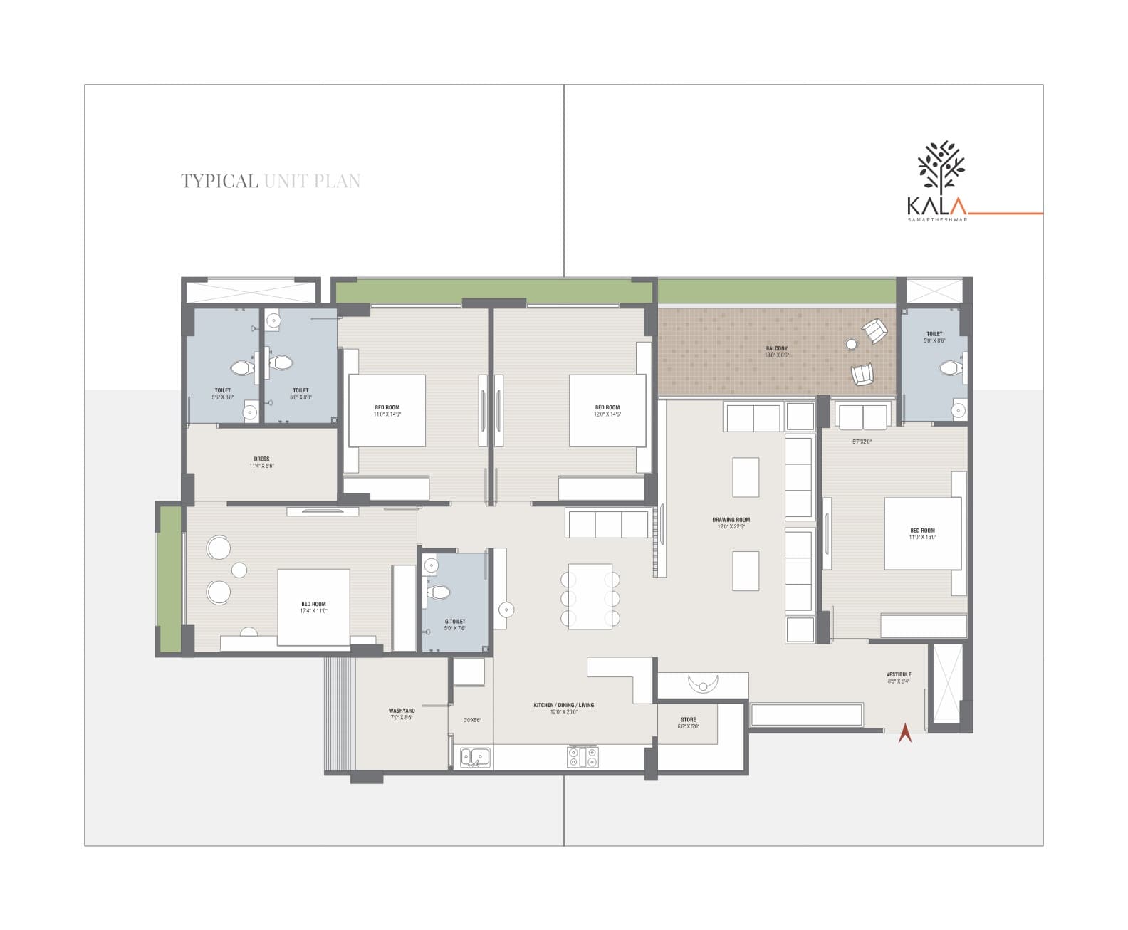 Floor Plan 3 - Kala Samartheshwar 