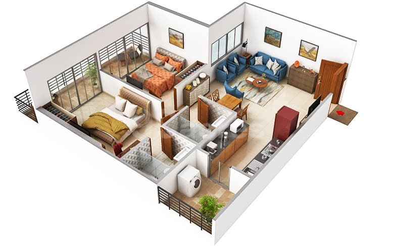 Floor Plan 1 - Sangath IPL Smart Life 