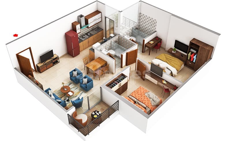 Floor Plan 2 - Sangath IPL Smart Life 