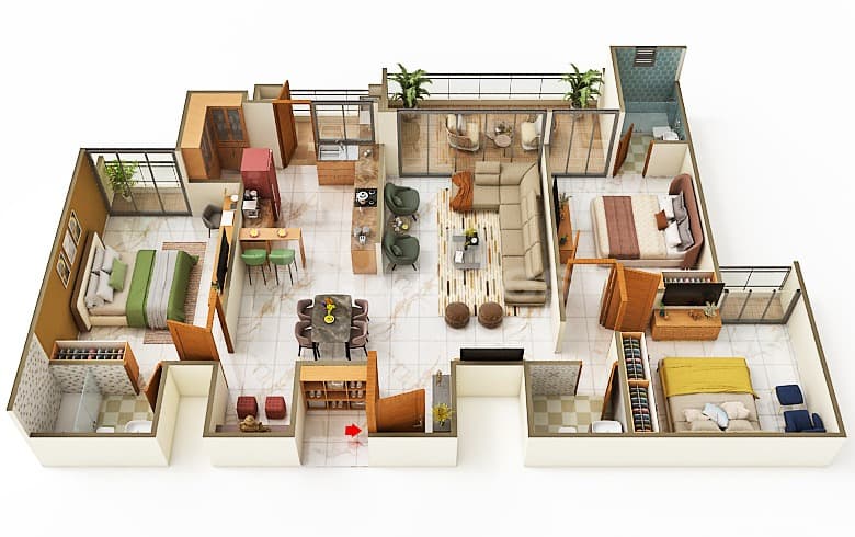 Floor Plan 1 - Shivay Sagar Veronica 