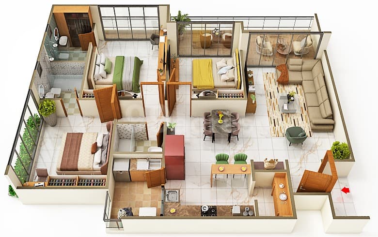 Floor Plan 2 - Shivay Sagar Veronica 