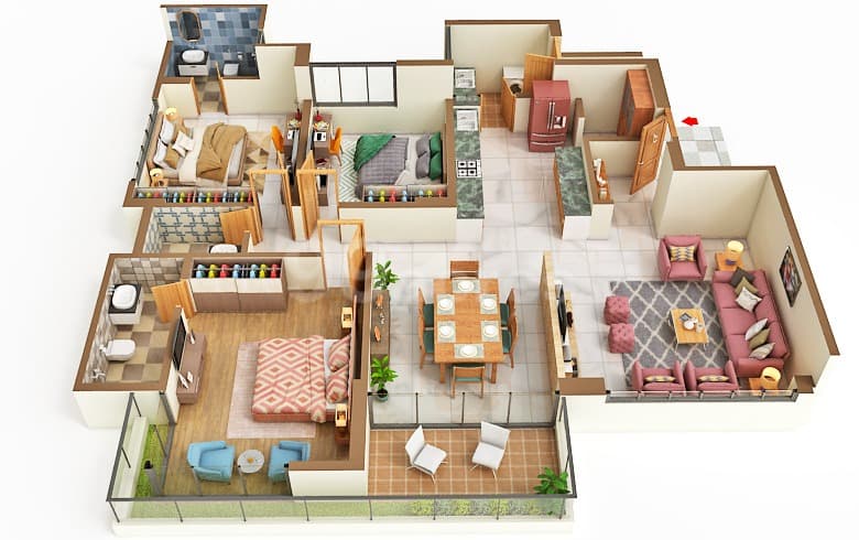 Floor Plan 1 - The Grasslands