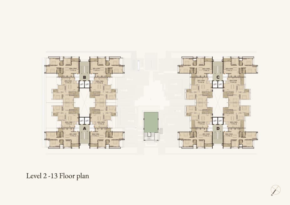 Floor Plan 3 - Venus Deshna 
