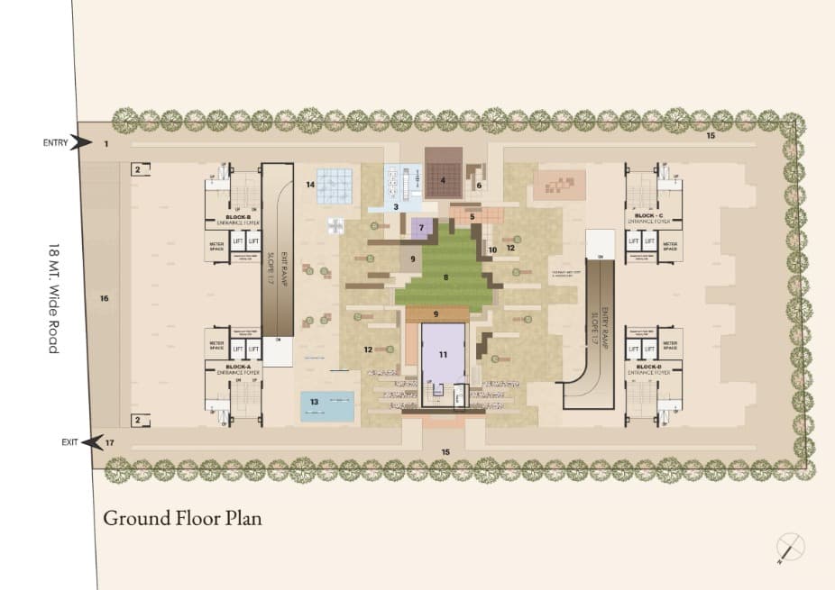 Floor Plan 5 - Venus Deshna 