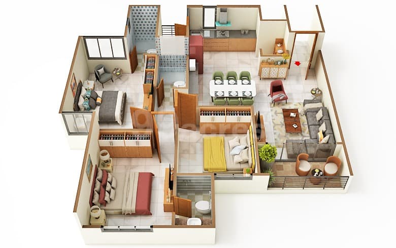 Floor Plan 6 - Venus Deshna 